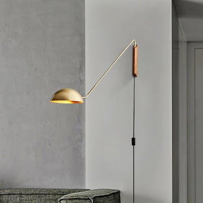 Swing Dome Wall Light - Adjustable Angle, Energy Efficient Design