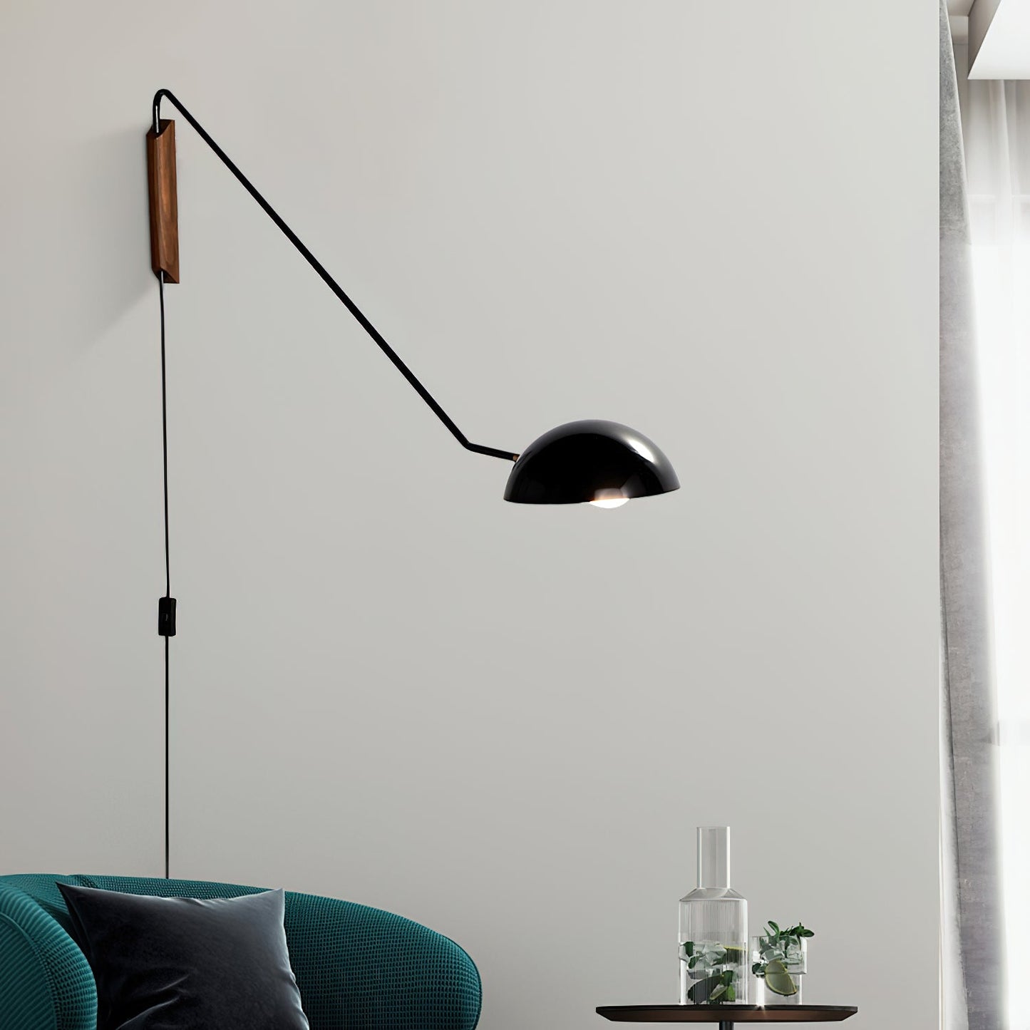 Swing Dome Wall Light - Adjustable Angle, Energy Efficient Design