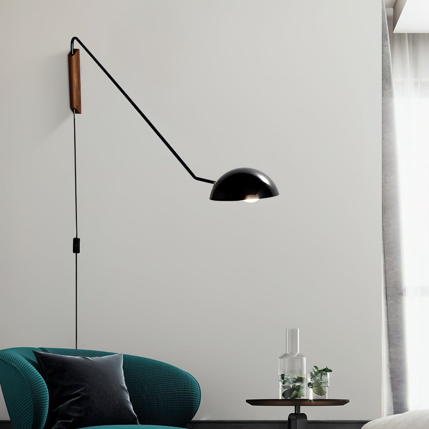Swing Dome Wall Light - Adjustable Angle, Energy Efficient Design