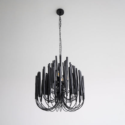 Swinton Crystal Chandelier - Elegant Lighting, Adjustable Height