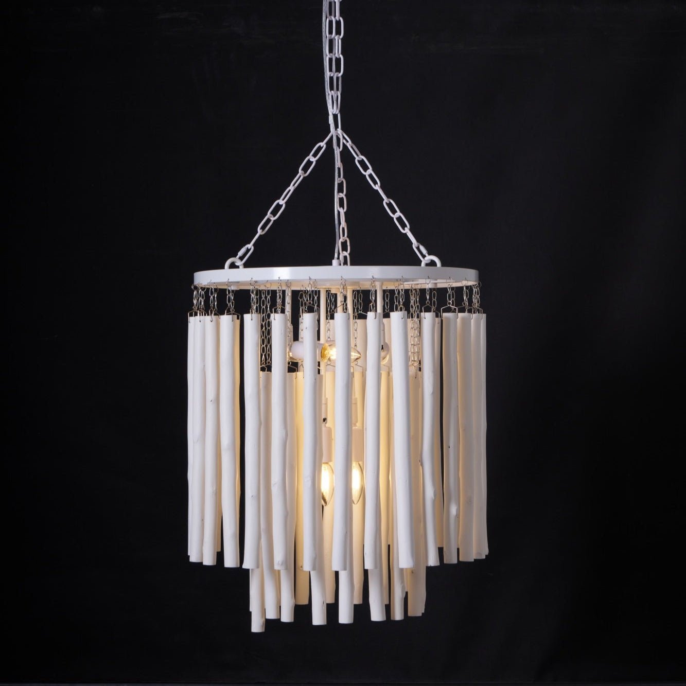 Swinton Crystal Chandelier - Elegant Lighting, Adjustable Height