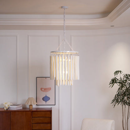 Swinton Crystal Chandelier - Elegant Lighting, Adjustable Height