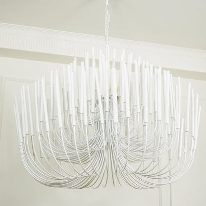 Swinton Crystal Chandelier - Elegant Lighting, Adjustable Height