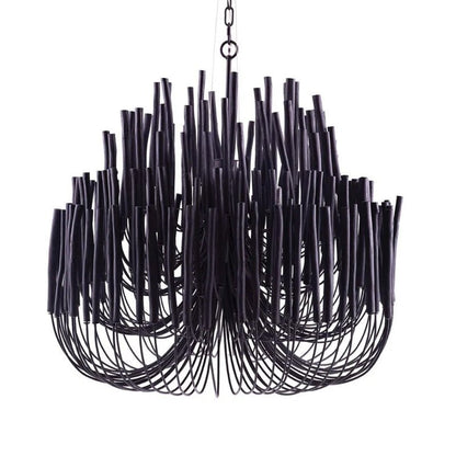 Swinton Crystal Chandelier - Elegant Lighting, Adjustable Height