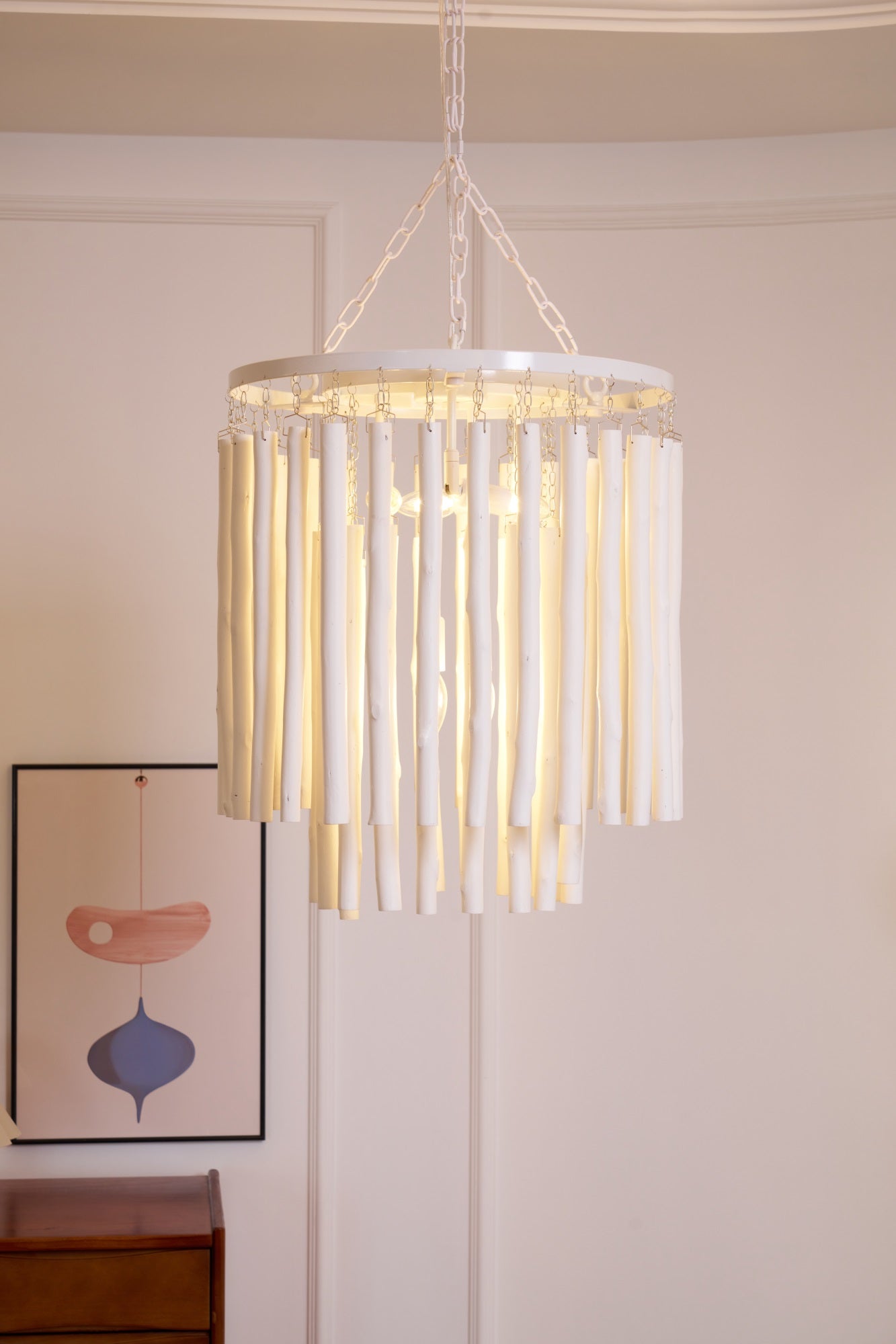 Swinton Crystal Chandelier - Elegant Lighting, Adjustable Height