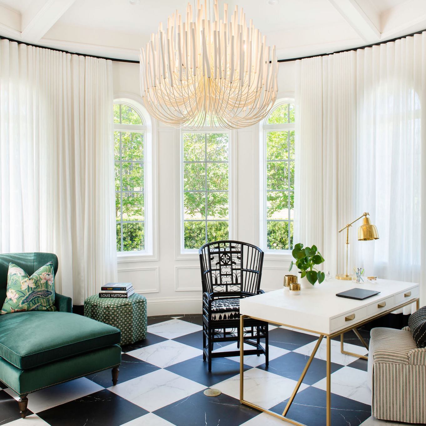 Swinton Crystal Chandelier - Elegant Lighting, Adjustable Height