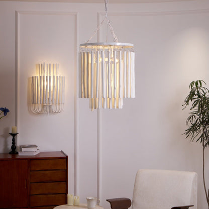 Swinton Crystal Chandelier - Elegant Lighting, Adjustable Height
