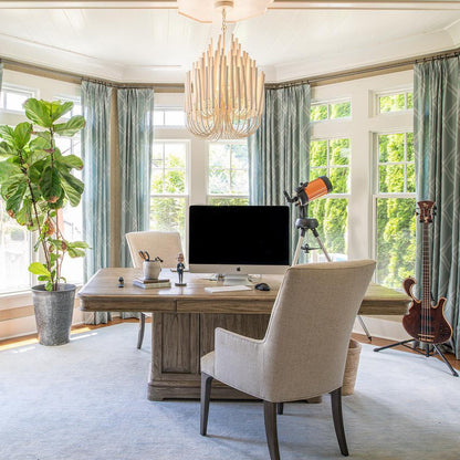 Swinton Crystal Chandelier - Elegant Lighting, Adjustable Height