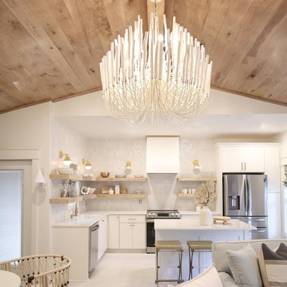 Swinton Crystal Chandelier - Elegant Lighting, Adjustable Height