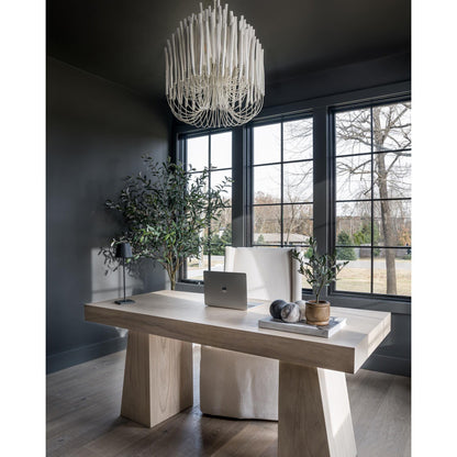 Swinton Crystal Chandelier - Elegant Lighting, Adjustable Height