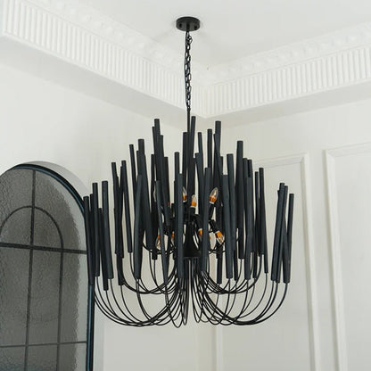 Swinton Crystal Chandelier - Elegant Lighting, Adjustable Height