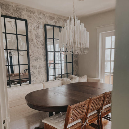 Swinton Crystal Chandelier - Elegant Lighting, Adjustable Height