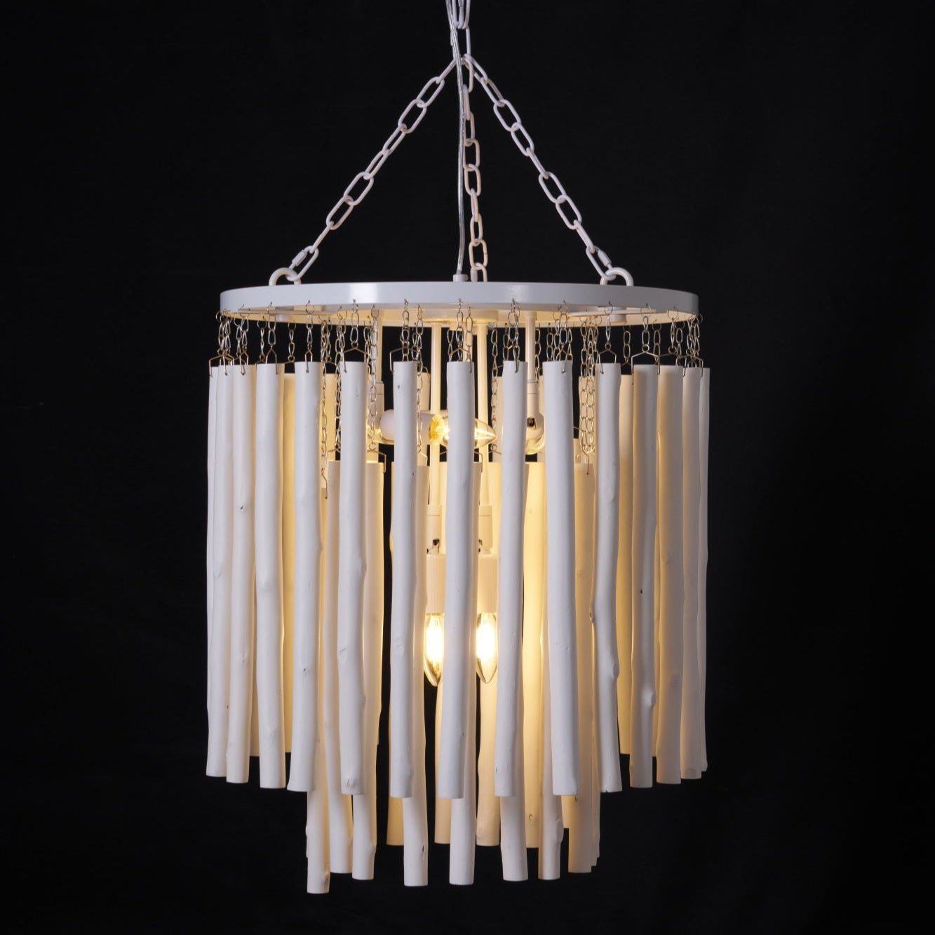 Swinton Crystal Chandelier - Elegant Lighting, Adjustable Height