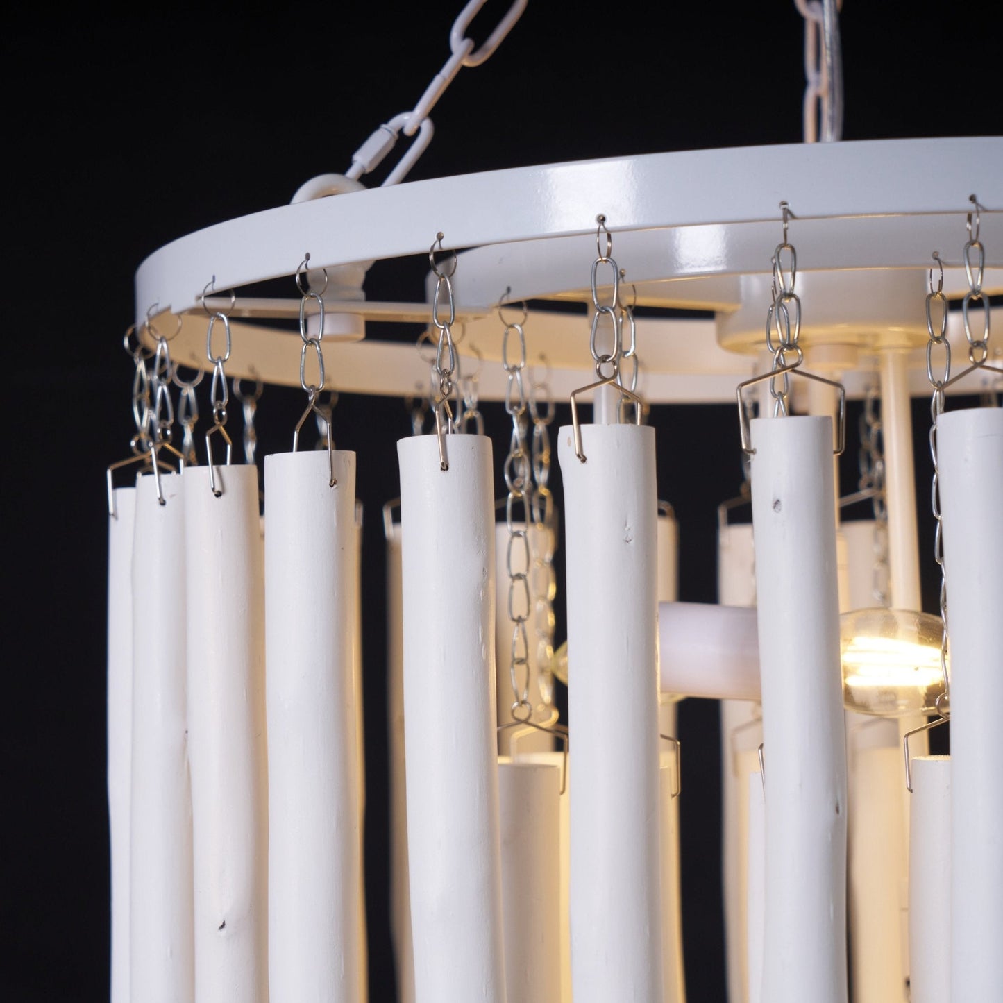 Swinton Crystal Chandelier - Elegant Lighting, Adjustable Height
