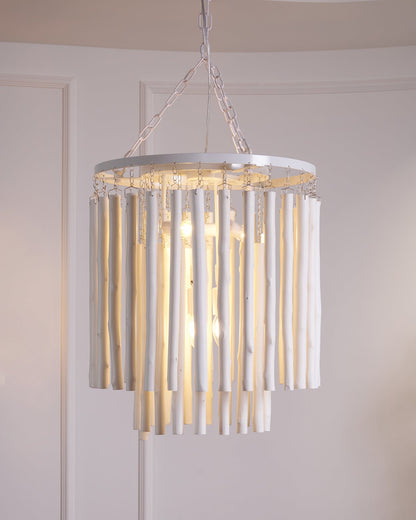 Swinton Crystal Chandelier - Elegant Lighting, Adjustable Height
