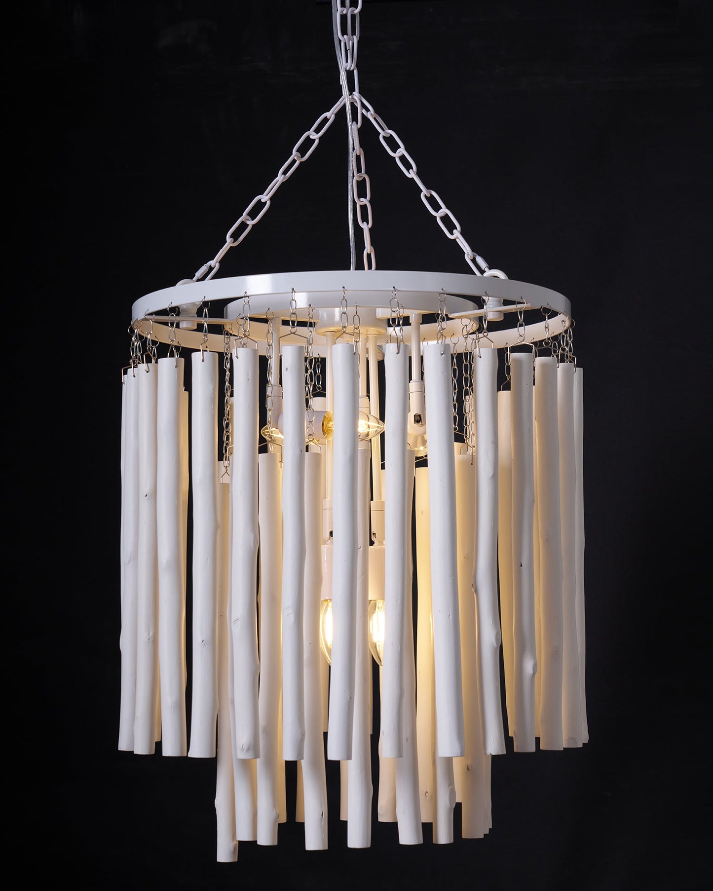 Swinton Crystal Chandelier - Elegant Lighting, Adjustable Height