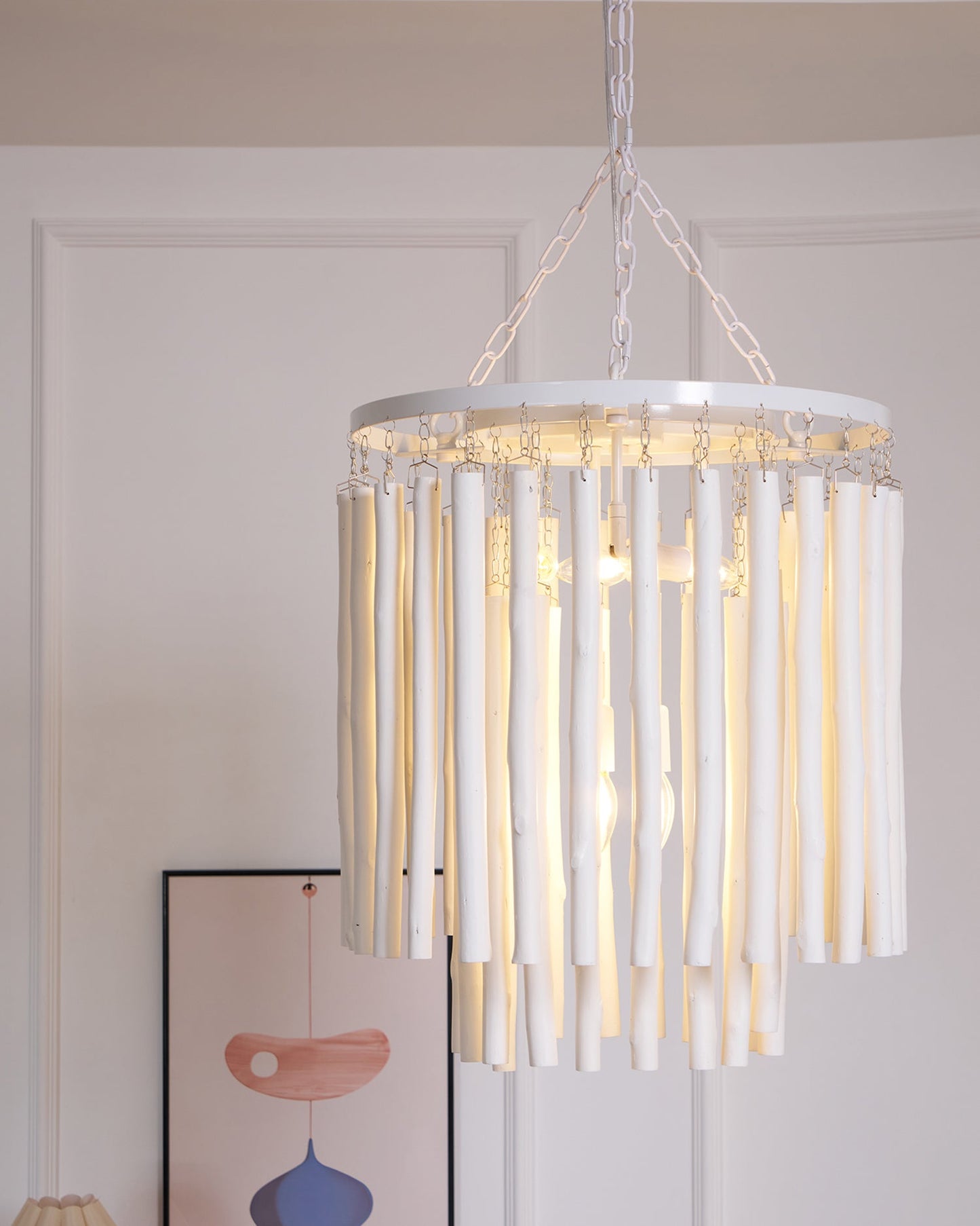 Swinton Crystal Chandelier - Elegant Lighting, Adjustable Height