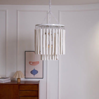 Swinton Crystal Chandelier - Elegant Lighting, Adjustable Height