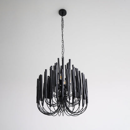 Swinton Crystal Chandelier - Elegant Lighting, Adjustable Height