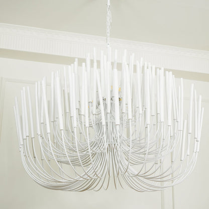 Swinton Crystal Chandelier - Elegant Lighting, Adjustable Height