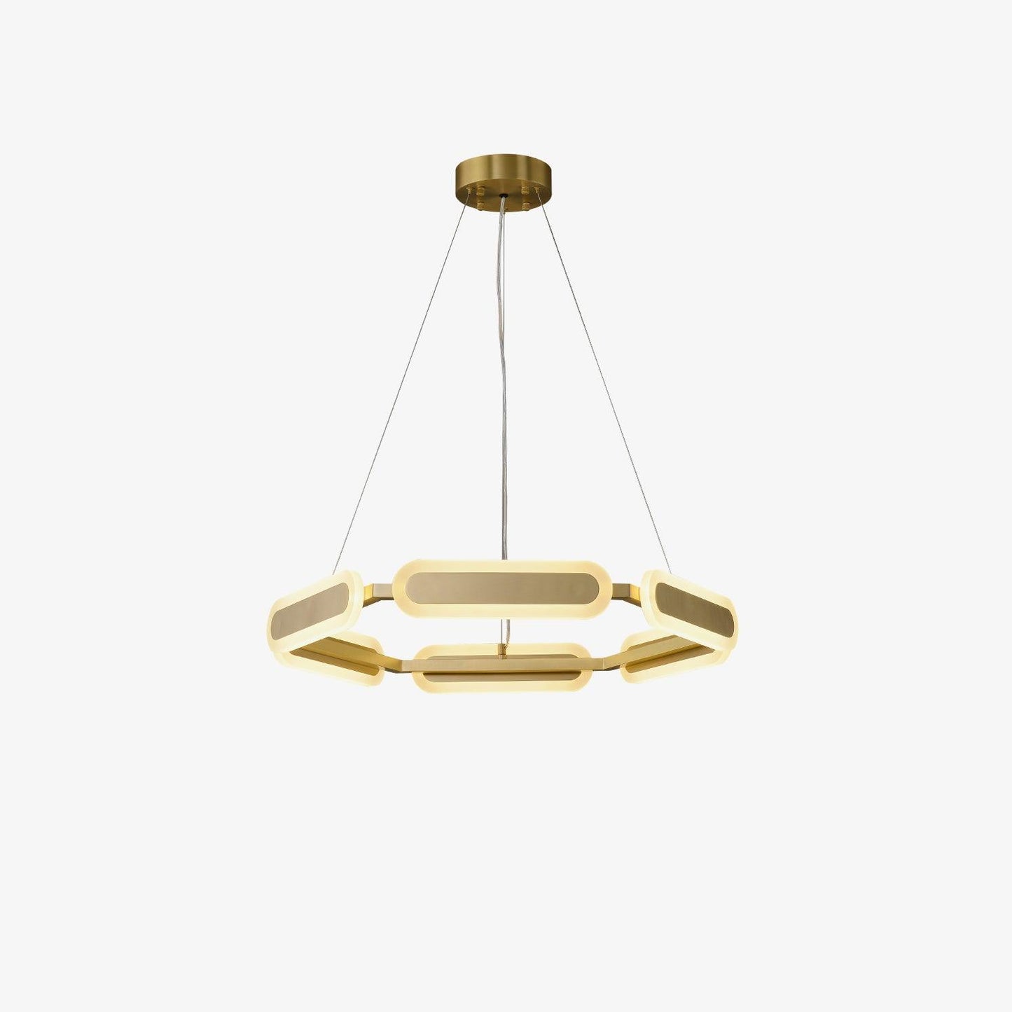 Elegant Swirl Chandelier - Contemporary Design with Adjustable Lightin