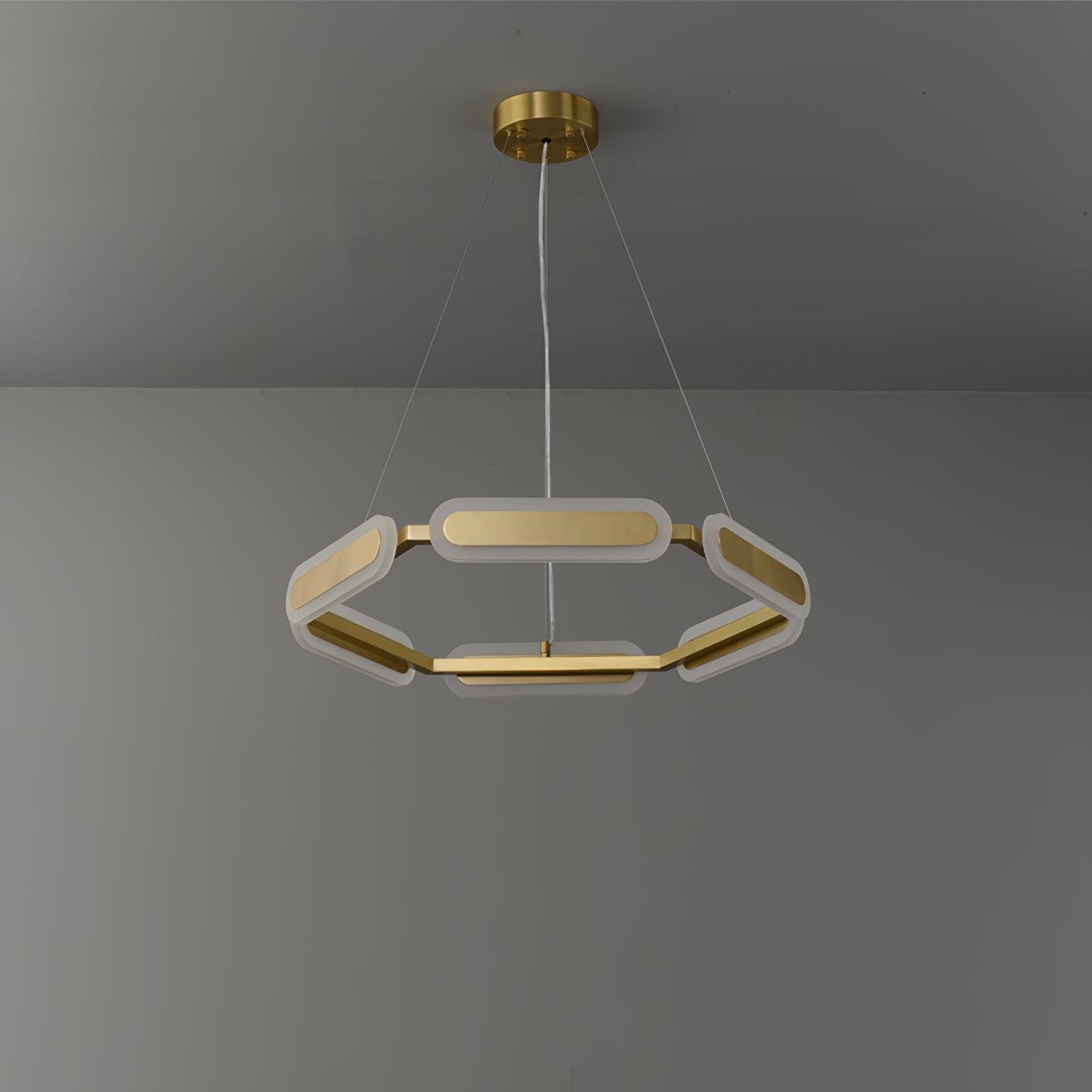 Elegant Swirl Chandelier - Contemporary Design with Adjustable Lightin
