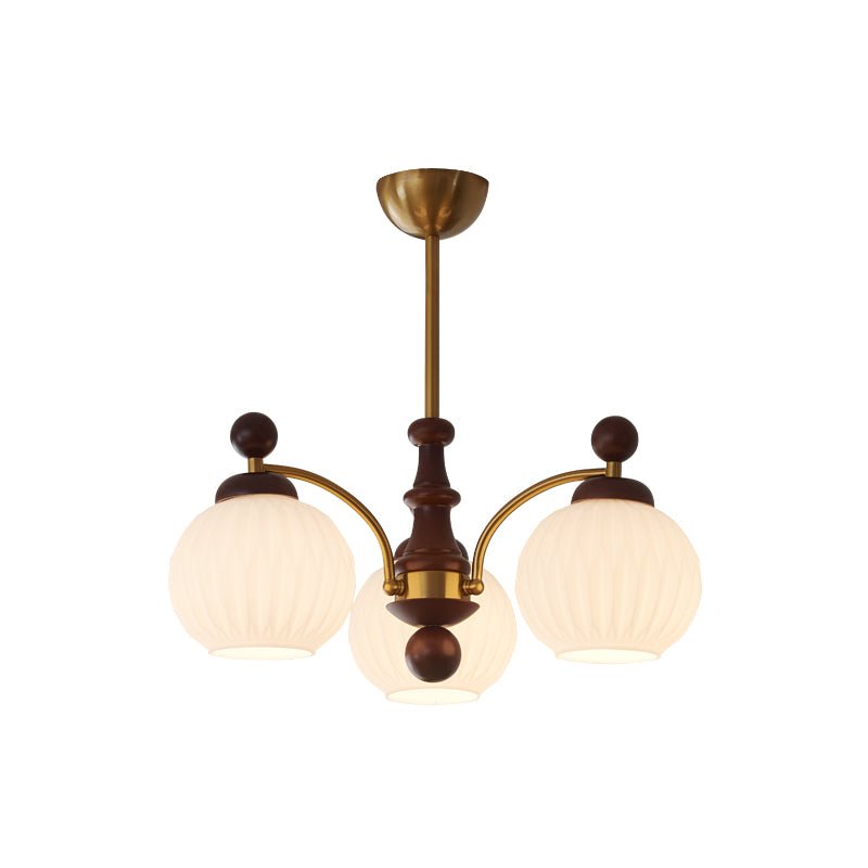 Sylvan Orb Chandelier - Elegant Design with Adjustable Height & LED Li