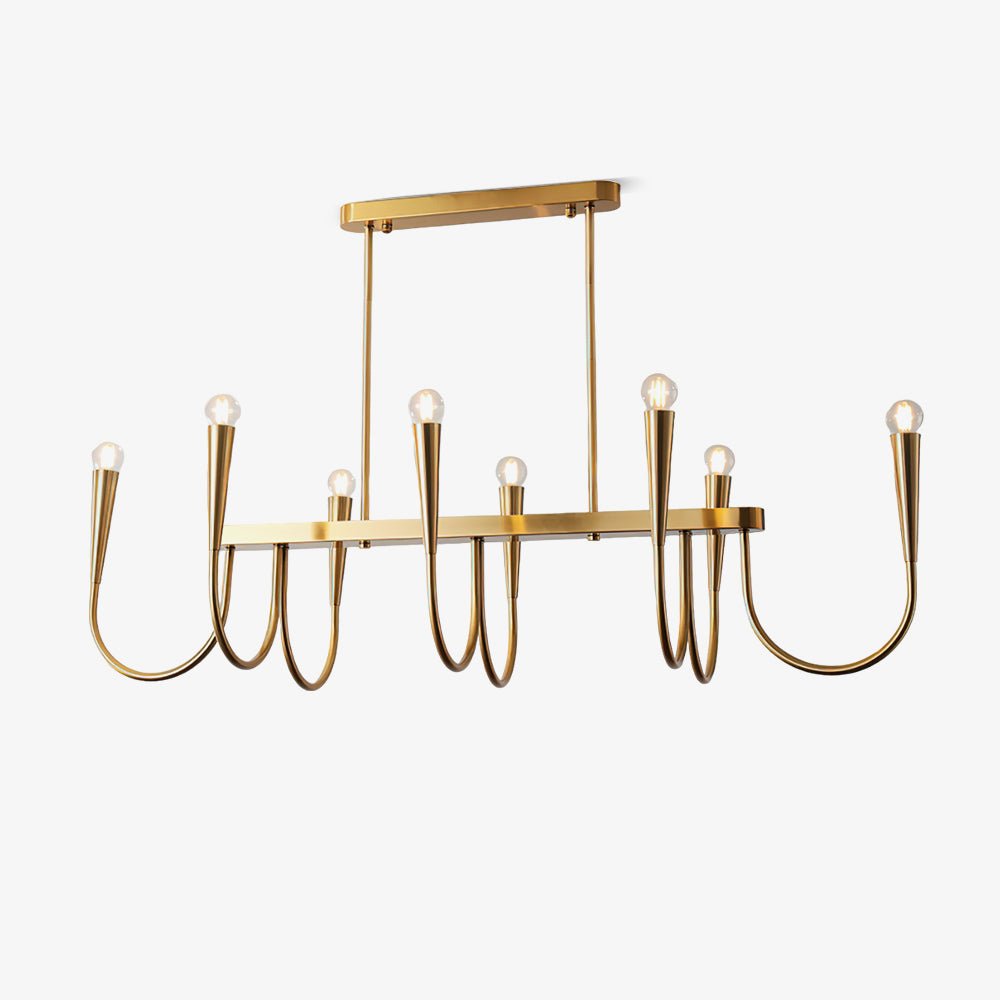 Symphony Chandelier - Elegant Crystal Lighting with Adjustable Height