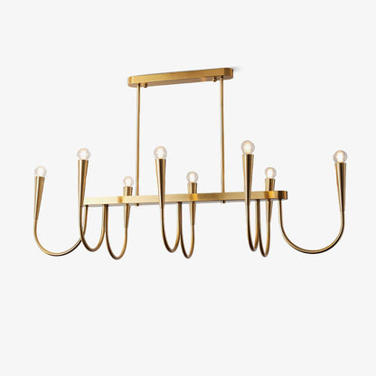 Symphony Chandelier - Elegant Crystal Lighting with Adjustable Height