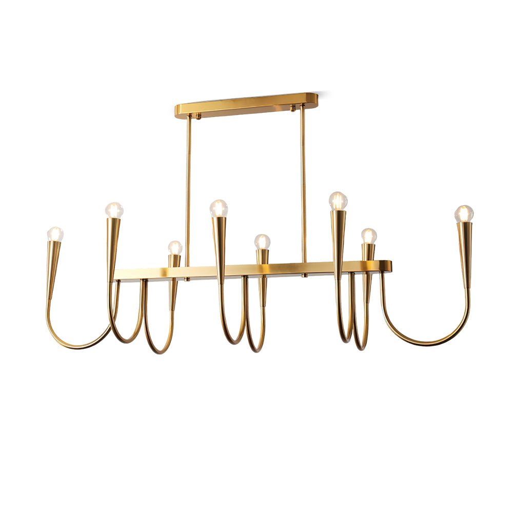 Symphony Chandelier - Elegant Crystal Lighting with Adjustable Height