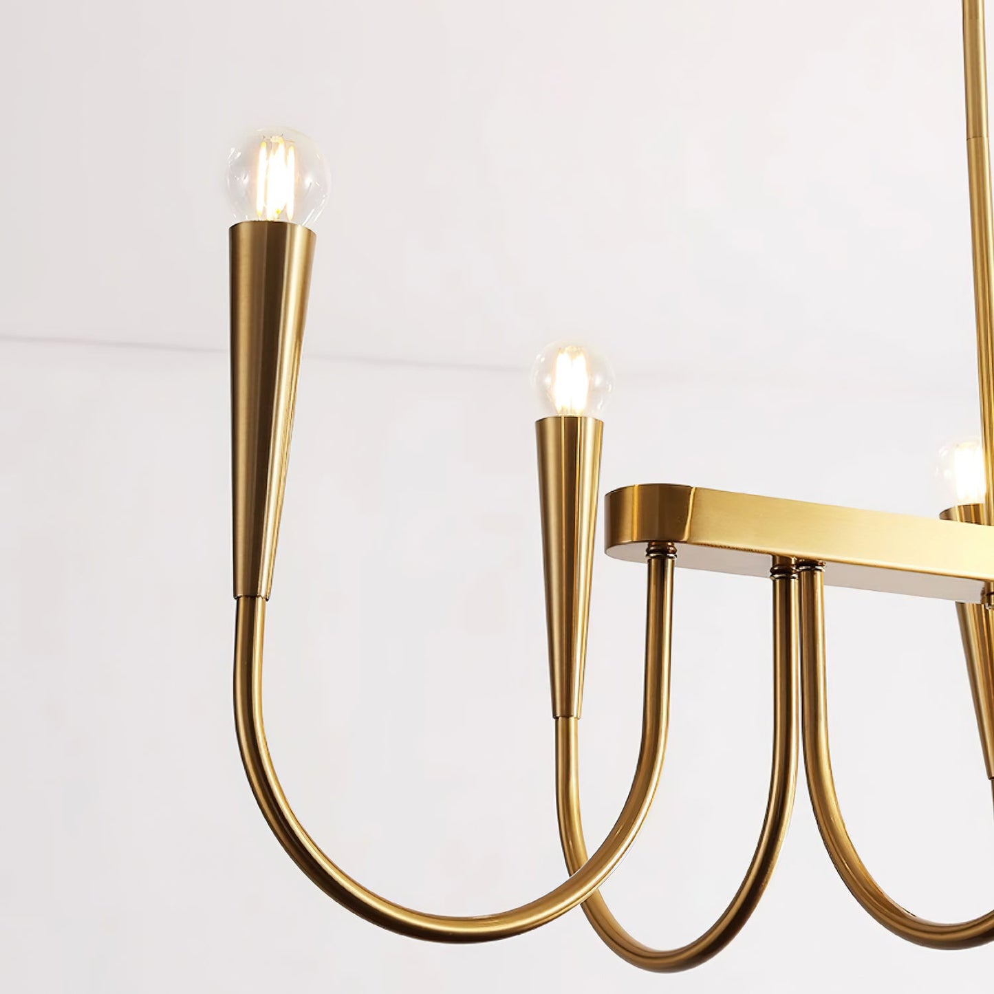 Symphony Chandelier - Elegant Crystal Lighting with Adjustable Height