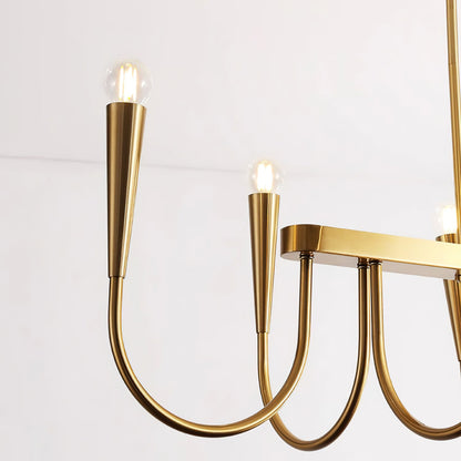 Symphony Chandelier - Elegant Crystal Lighting with Adjustable Height