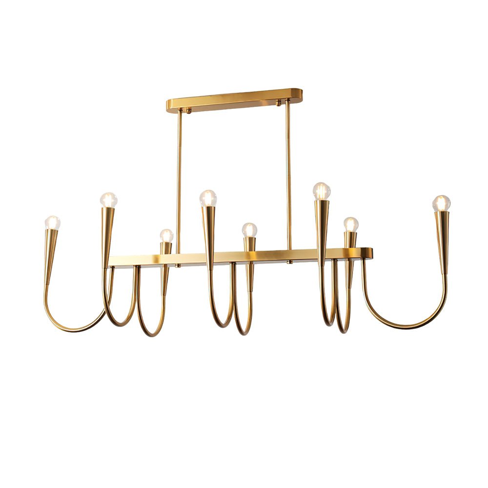 Symphony Chandelier - Elegant Crystal Lighting with Adjustable Height