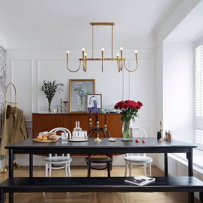 Symphony Chandelier - Elegant Crystal Lighting with Adjustable Height