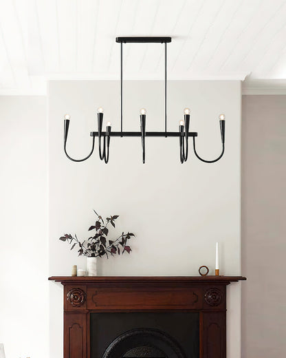 Symphony Chandelier - Elegant Crystal Lighting with Adjustable Height