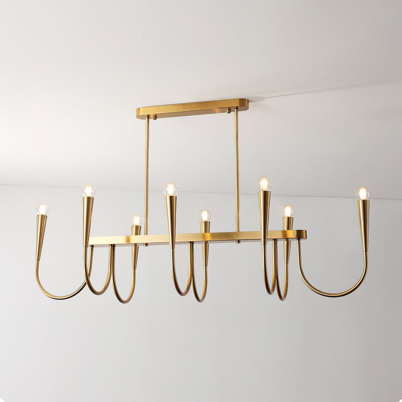 Symphony Chandelier - Elegant Crystal Lighting with Adjustable Height