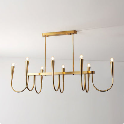 Symphony Chandelier - Elegant Crystal Lighting with Adjustable Height