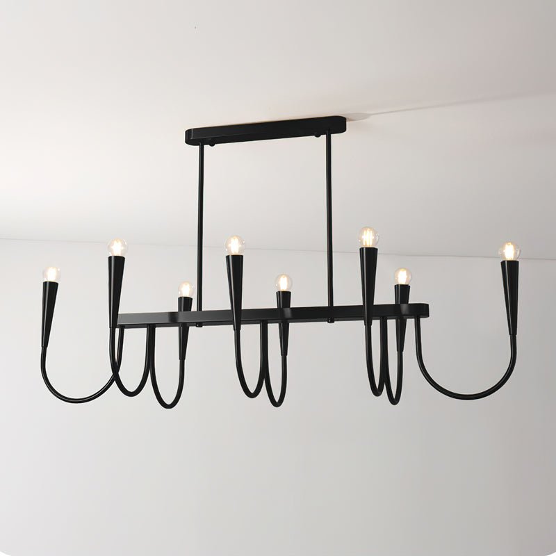 Symphony Chandelier - Elegant Crystal Lighting with Adjustable Height