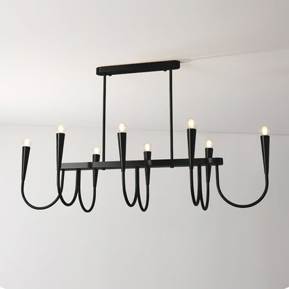 Symphony Chandelier - Elegant Crystal Lighting with Adjustable Height