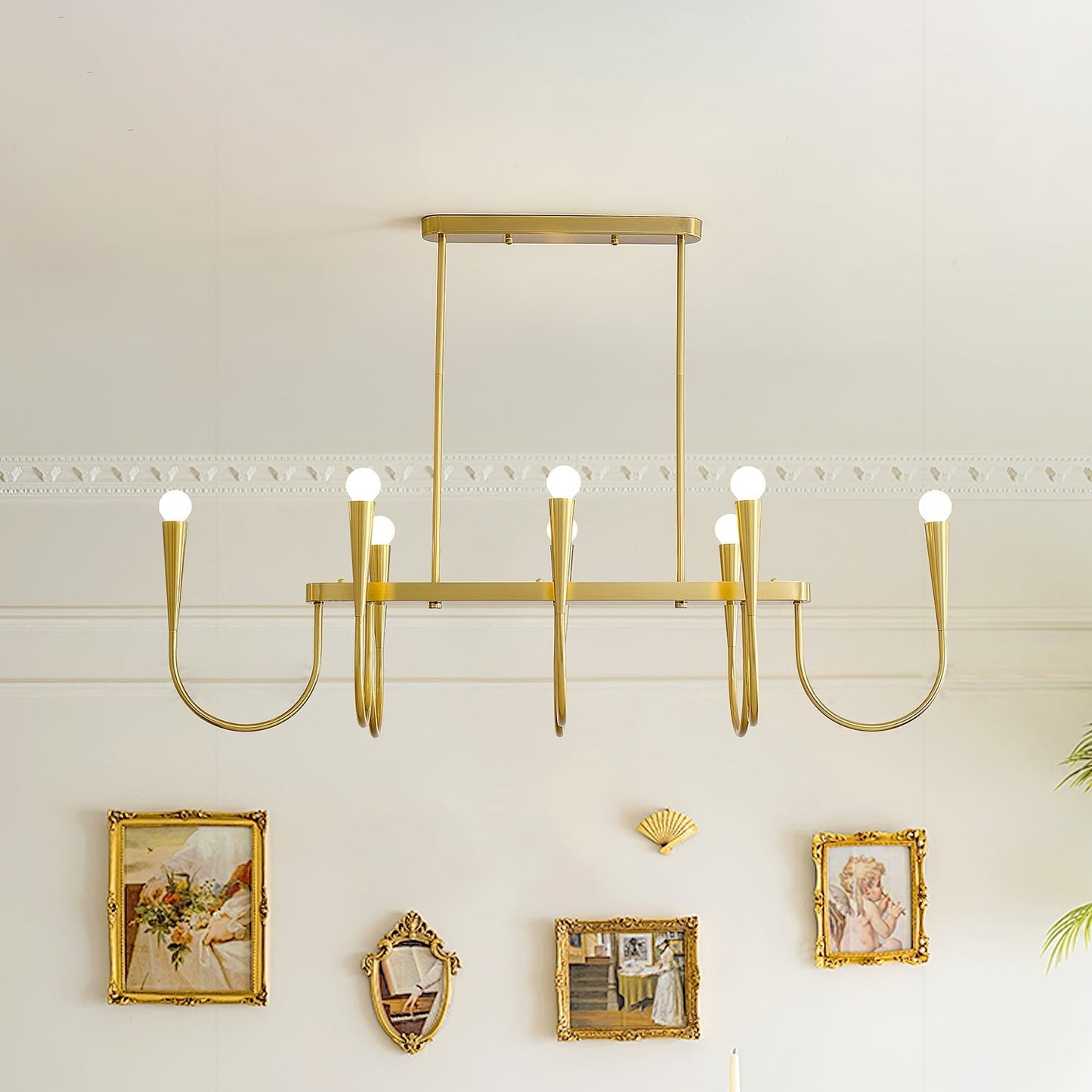 Symphony Chandelier - Elegant Crystal Lighting with Adjustable Height