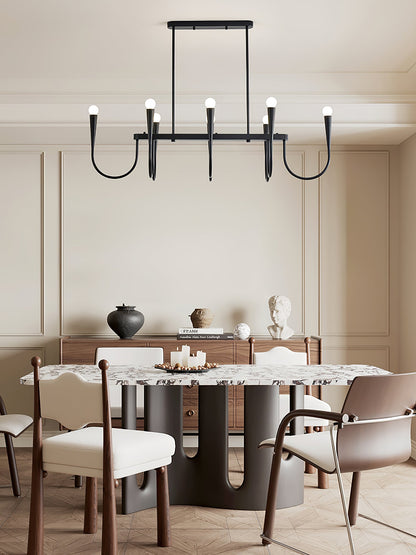 Symphony Chandelier - Elegant Crystal Lighting with Adjustable Height