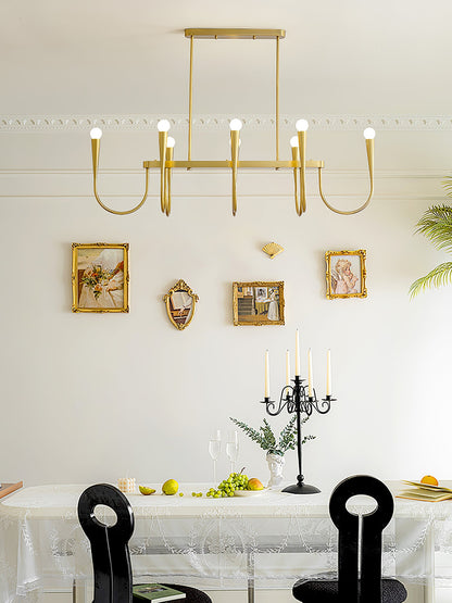 Symphony Chandelier - Elegant Crystal Lighting with Adjustable Height