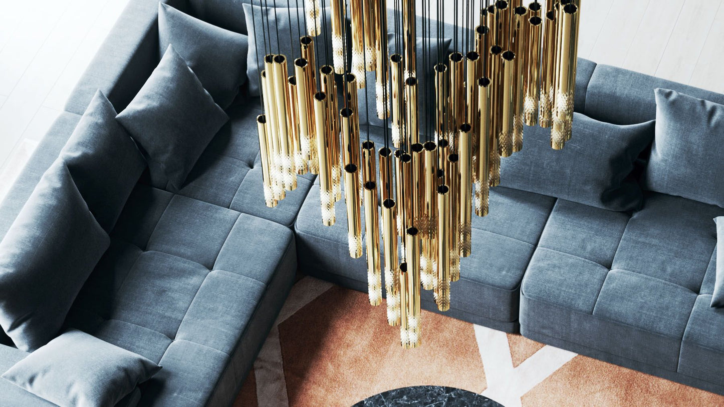 Symphony Orchestra Chandelier - Elegant Design with Adjustable Brightn