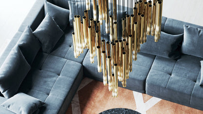 Symphony Orchestra Chandelier - Elegant Design with Adjustable Brightn