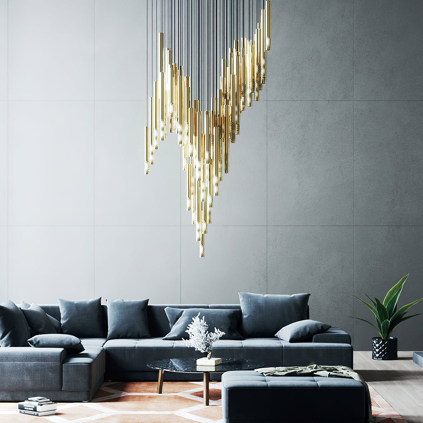 Symphony Orchestra Chandelier - Elegant Design with Adjustable Brightn