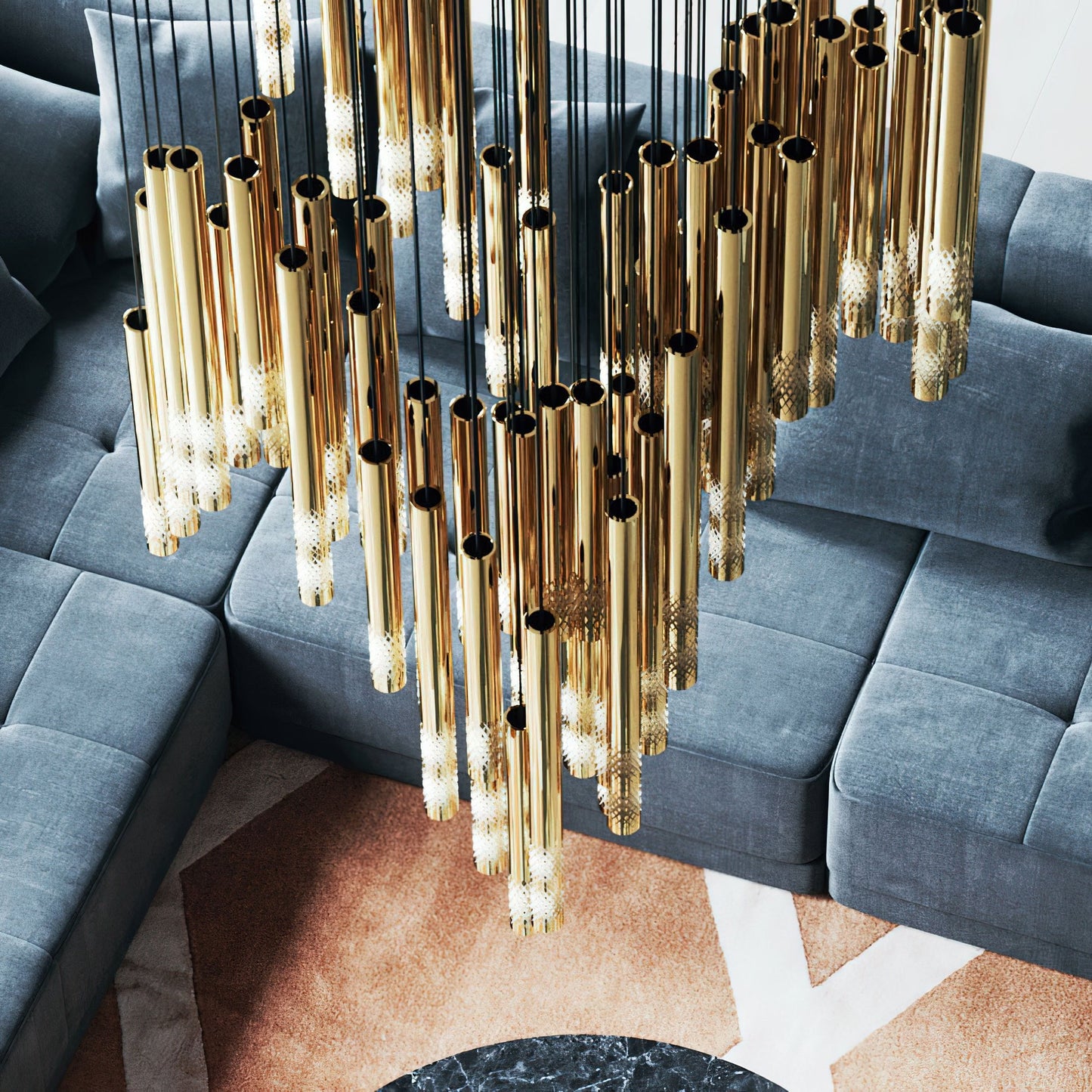 Symphony Orchestra Chandelier - Elegant Design with Adjustable Brightn