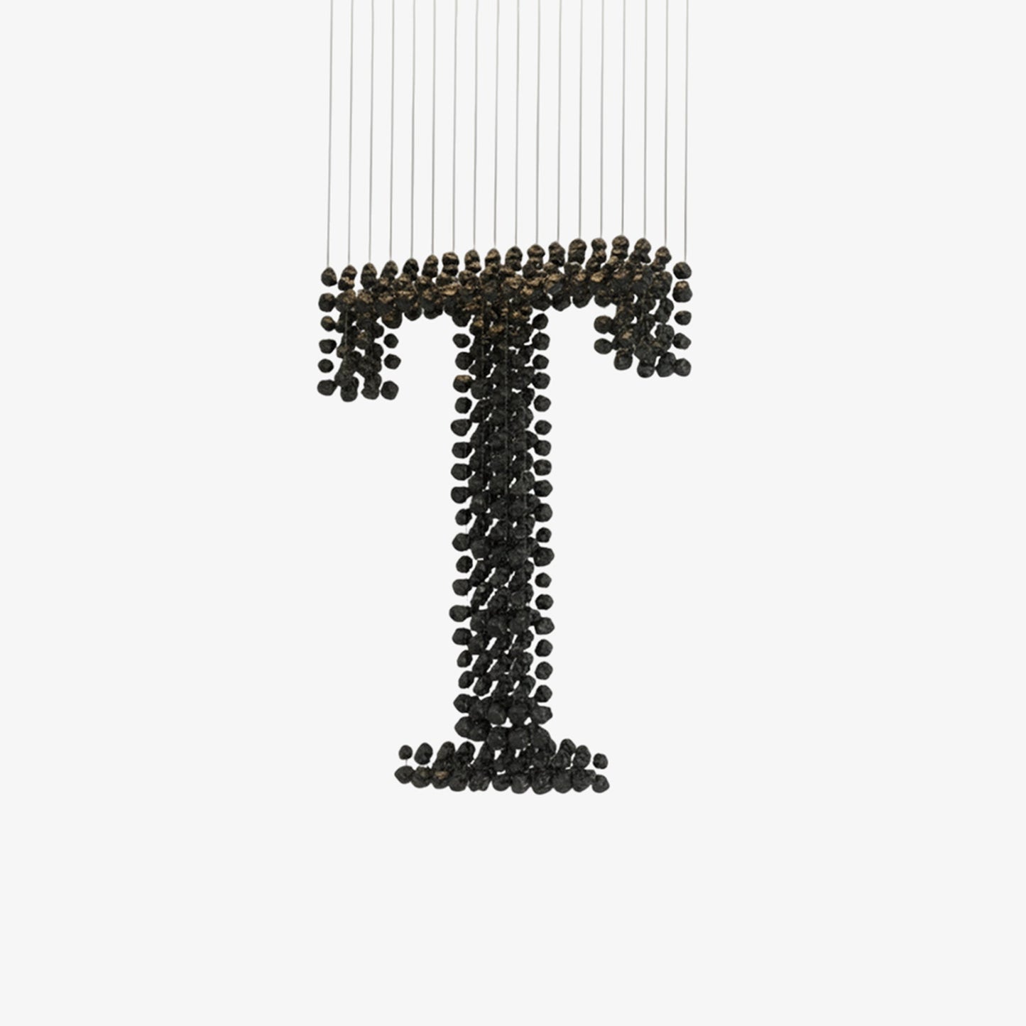 Elegant Charcoal Chandeliers - Adjustable Height & Energy Efficient Li