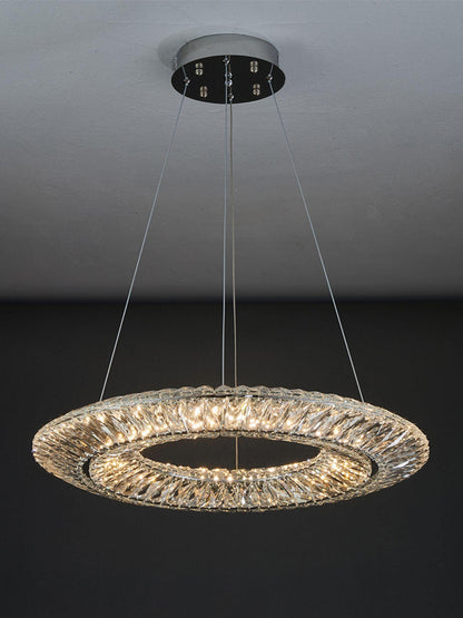 Tanager Geometric Chandelier - Modern Design, Adjustable Height, LED C