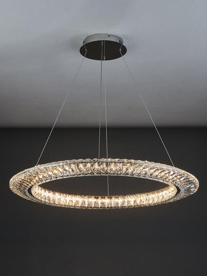 Tanager Geometric Chandelier - Modern Design, Adjustable Height, LED C