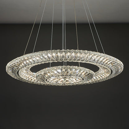 Tanager Geometric Chandelier - Modern Design, Adjustable Height, LED C